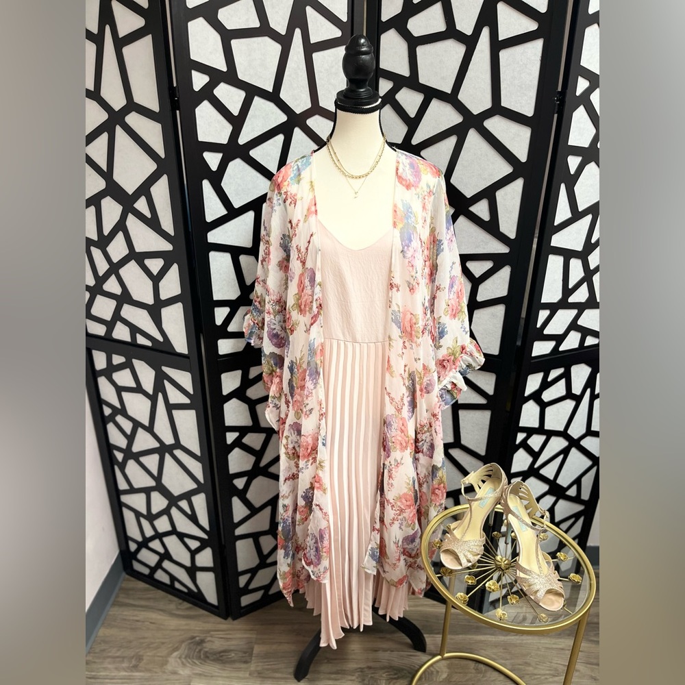 Rachel Roy ballet pink pleated dress - Picture 3 of 6